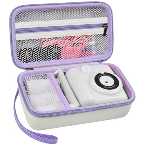 Grapsa Case Compatible with ESOXOFFORE for Dylanto for Anchioo for WEEFUN for GKTZ for Amzelas for Mafiti Instant Print Camera for Kids, Film Camera Storage Holder Organizer Bag (Box Only)- White - Image 1