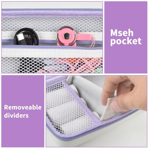 Grapsa Case Compatible with ESOXOFFORE for Dylanto for Anchioo for WEEFUN for GKTZ for Amzelas for Mafiti Instant Print Camera for Kids, Film Camera Storage Holder Organizer Bag (Box Only)- White - Image 3