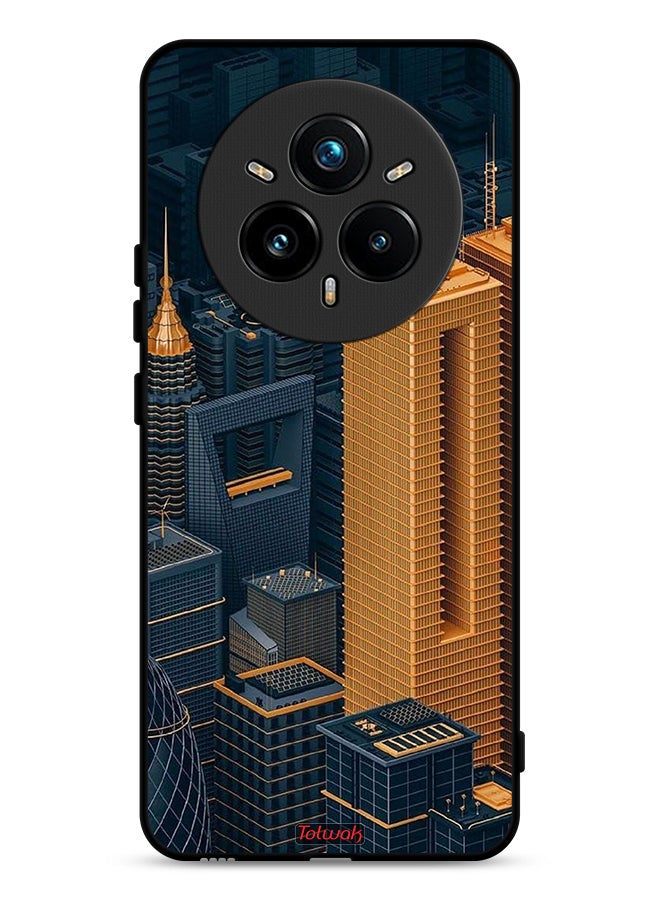 Tolwak Realme 14 Pro Plus 5G Protective Case Cover Buildings Art