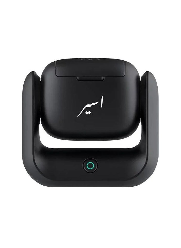 عود بخور مبخرة كهربائية ملونة جديدة مع أضواء LED باللون الأسود  - Image 3