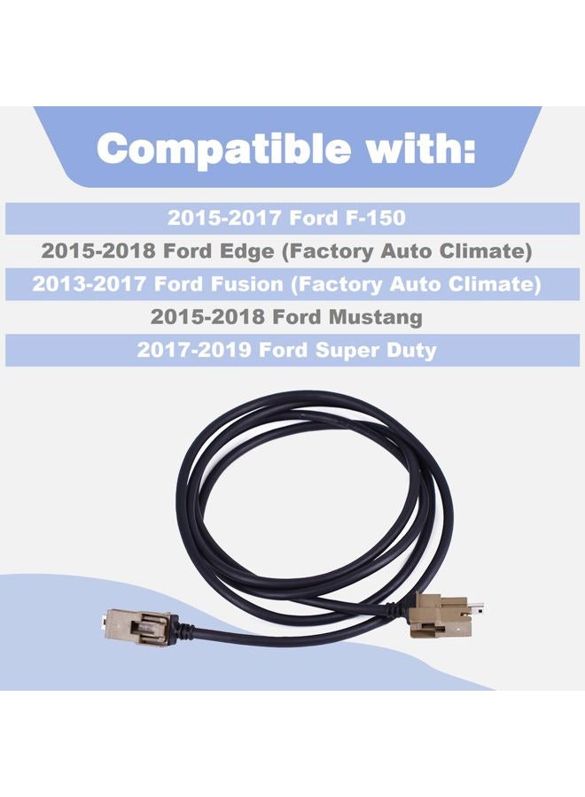 CULMKARI محول طاقة فائق الترقية من Sync 1 إلى Sync 3/Sync2 إلى Sync3 بحجم 4" إلى 8" يناسب فورد F-150 2015-2020 وEdge وFusion وMustang مع وحدة واجهة USB APIM وكابل مع مجموعة 8 روابط سلكية - Image 3