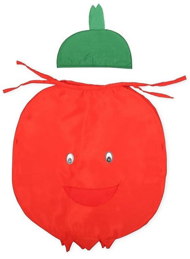 نيك زي تنكري على شكل ثمرة رمان نيك للبنات | زي تنكري للأطفال لحفلة المدرسة السنوية | أزياء الهالوين (رمان، من ٤ إلى ٥ سنوات) - Image 1