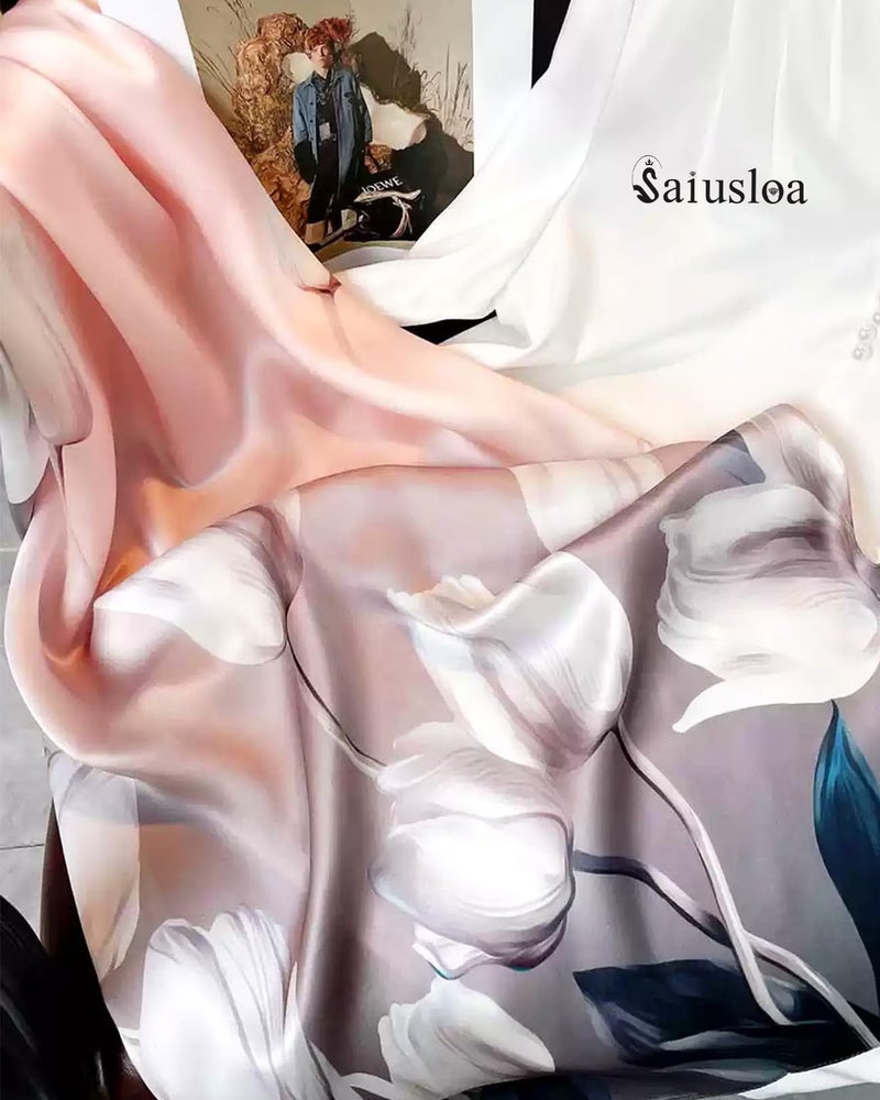 Saiusloa Dress Scarves Shawl Wraps Long Silky Scarf for Women Dressy Fashion Lightweight for Decorative Formal Evening Gowns-1036 - Image 5