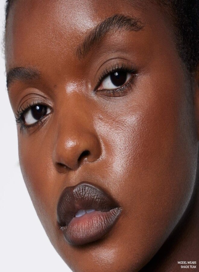 REFY Lip Blur Lip Liner Teak – Deep Brown, Creamy Blendable Formula, Soft-Focus Blurred Finish, Long-Wearing Lip Definition, 0.029 oz / 0.85 g - Image 2