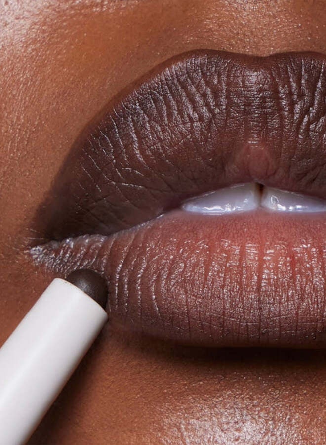 REFY Lip Blur Lip Liner Teak – Deep Brown, Creamy Blendable Formula, Soft-Focus Blurred Finish, Long-Wearing Lip Definition, 0.029 oz / 0.85 g - Image 4