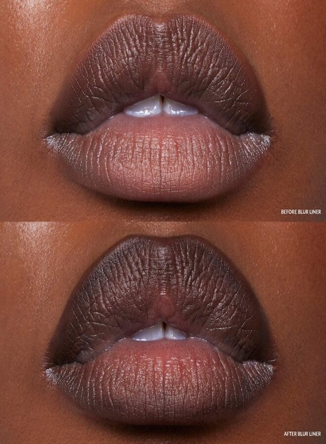 REFY Lip Blur Lip Liner Teak – Deep Brown, Creamy Blendable Formula, Soft-Focus Blurred Finish, Long-Wearing Lip Definition, 0.029 oz / 0.85 g - Image 5