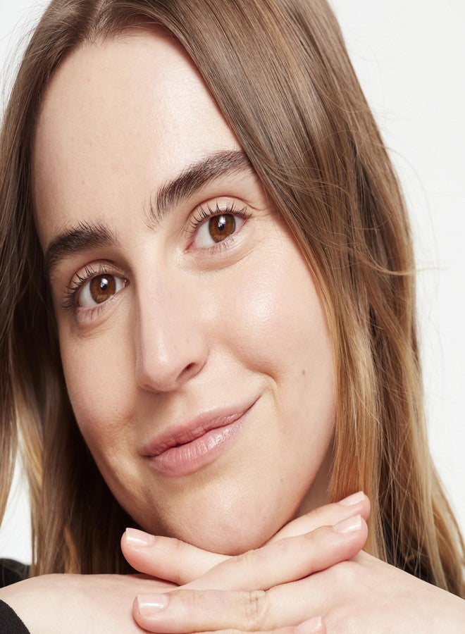 سايي كريم أساس سائل Saie Glowy Super Skin Tint - كريم أساس مرطب بتركيبة خفيفة الوزن وتغطية متوسطة - مُصمم بحمض الهيالورونيك لترطيب البشرة وتفتيحها ومنحها مظهرًا ممتلئًا - درجة اللون 8 (1.01 أونصة) - Image 3