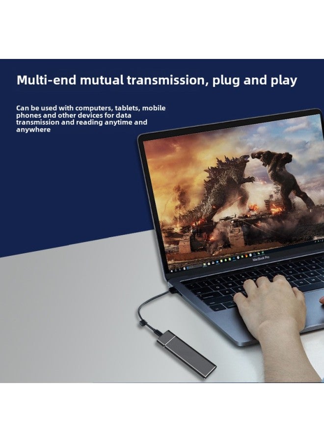 قرص SSD المحمول ذو الحالة الصلبة 1 تيرابايت ترقية التوسيع 4 تيرابايت2 تيرابايت سعة محرك الأقراص المحمول ذو الحالة الصلبة المحمول: 2 تيرابايت 【64 توسيع】 - Image 3