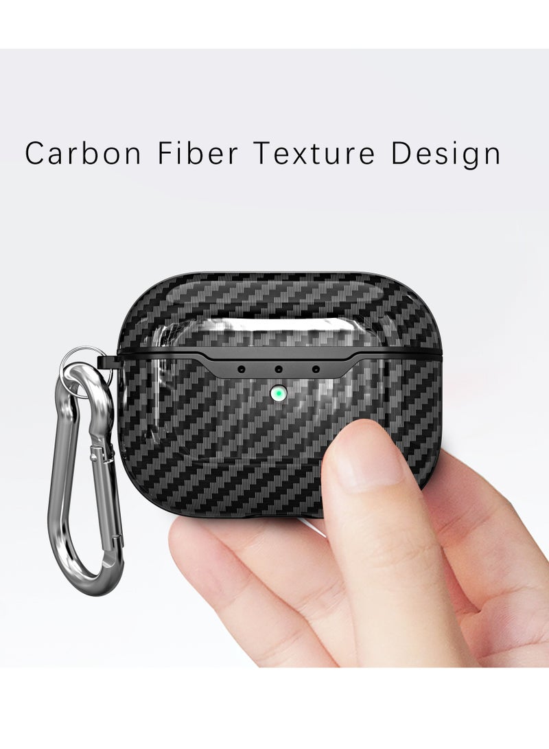 Contex Ultra Thin Carbon Fiber Texture Shockproof Protective Case for Airpods 3 - Blue - Image 4