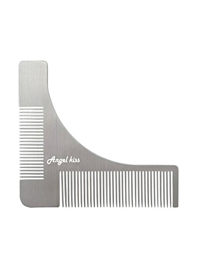 NIBEMINENT Beard Shaper Template Tool Silver - Image 1