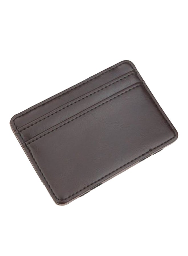 Loquat Money Clip And Card Holder Wallet Set Brown/Orange/Black - Image 3