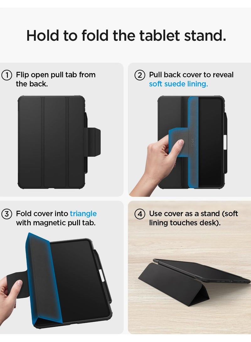 Spigen Rugged Armor Pro for iPad 11th Generation Case A16 (2025) 11 inch and iPad 10th Gen Case (2022) 10.9 inch Protective Tri-Fold cover with Pencil... - Image 3