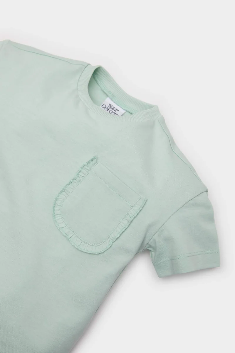 DeFacto Baby Girl Regular Fit Crew Neck Short Sleeve T-Shirt