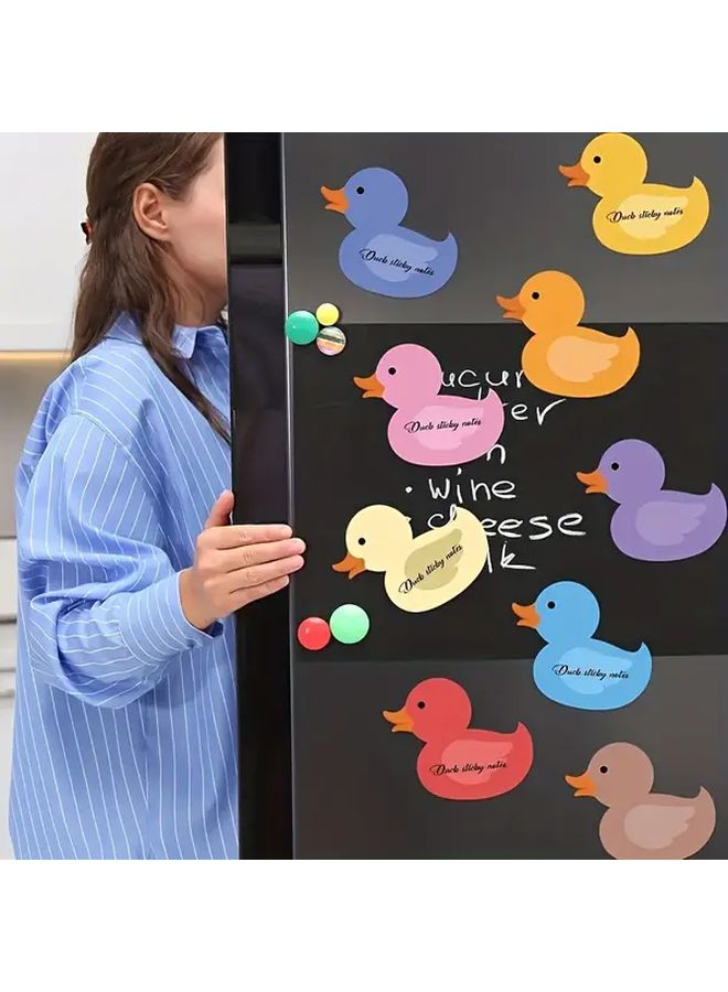 Duck Shaped Sticky Notes 30 Sheets Book Colorful Planner Stickers For Office School Gifts - Image 4
