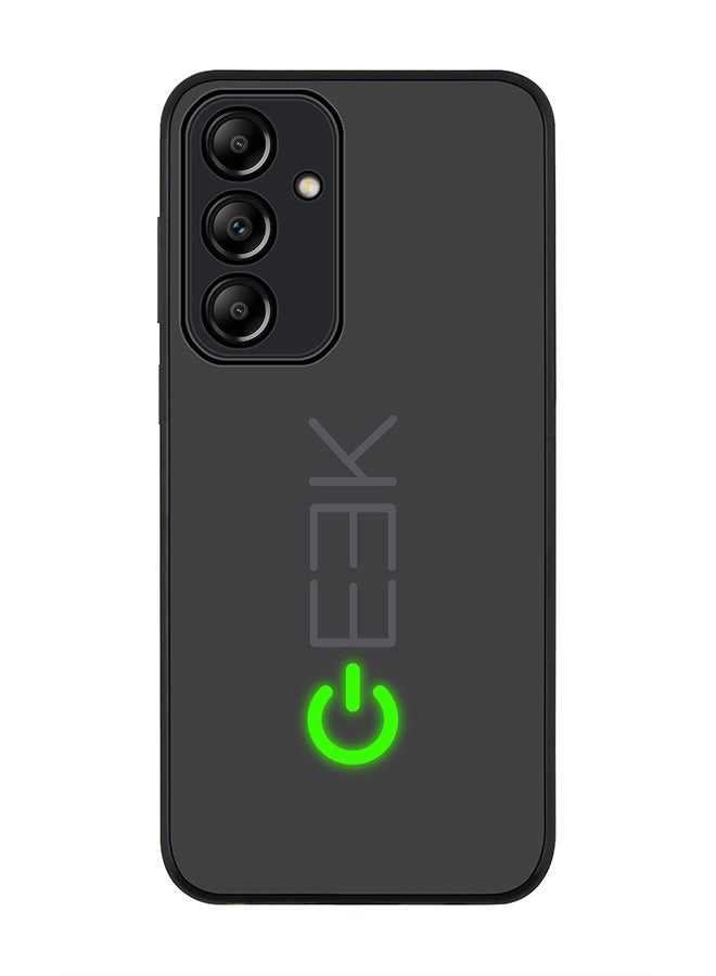 Stylizedd حافظة حواف سوداء متينة لهاتف سامسونج جالاكسي A35، حافظة مرنة رقيقة من المطاط ضد السقوط - Geek ON - Image 1