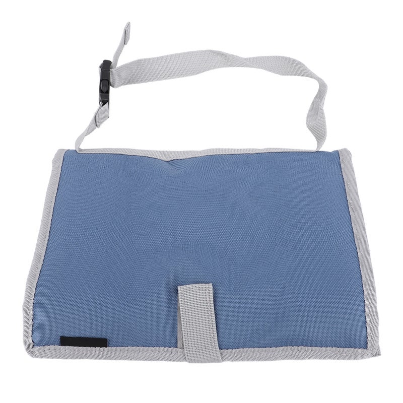 Foldable Travel Tray Cover Airplane Tray Table Organizer Kids and Adults Tray Table Cover for Planes Trains Stone Blue - Image 3