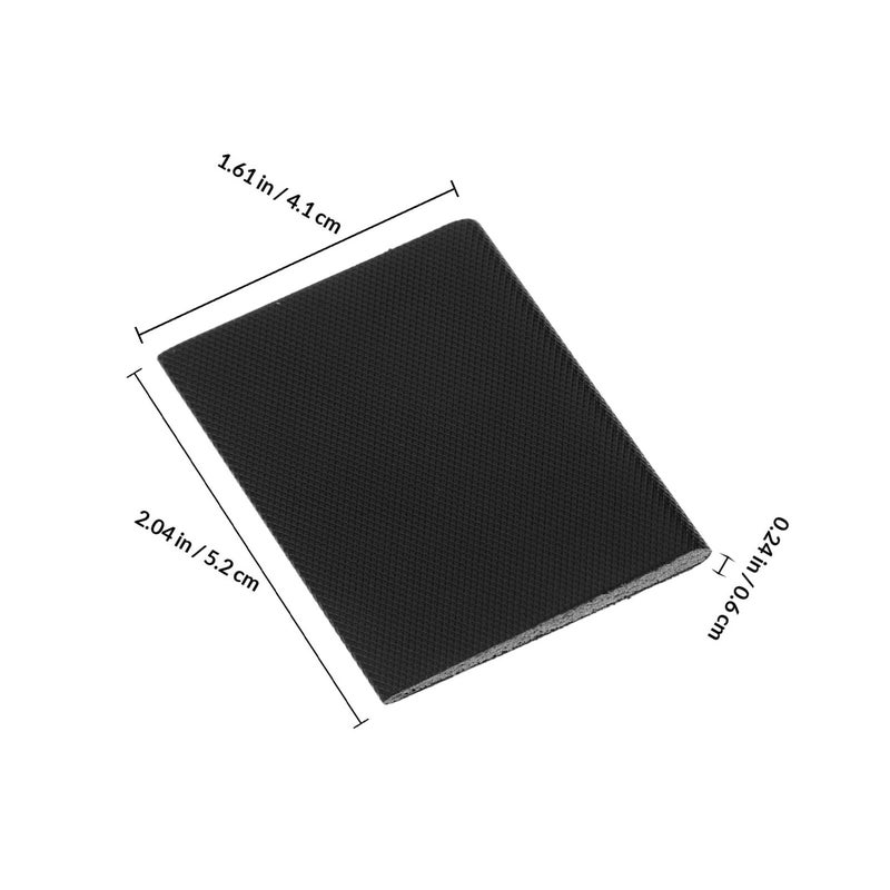 6pcs Self Adhesive Black Foam Door Corner Seals Weatherstrip Draft Stopper Gap Protection Noise Reduction - Image 3