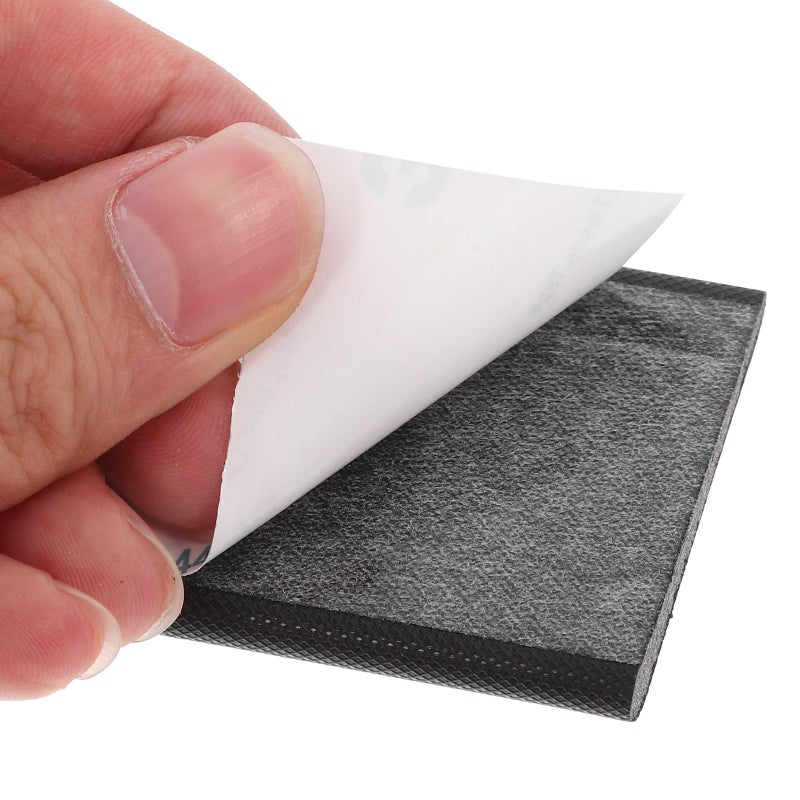 6pcs Self Adhesive Black Foam Door Corner Seals Weatherstrip Draft Stopper Gap Protection Noise Reduction - Image 4