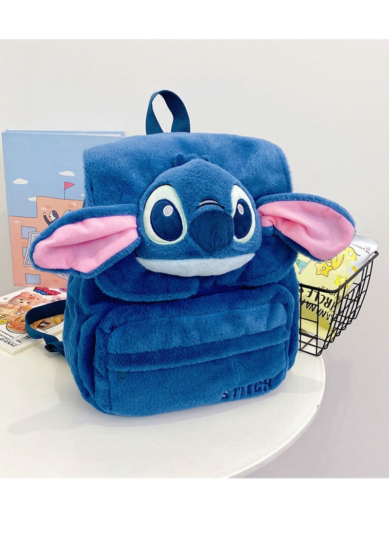 2024 New Cute Cartoon Monster Backpack Female Student Bag Large Capacity Plush Doll Backpack  - Image 5