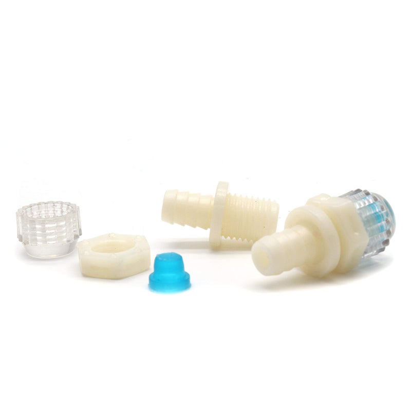 LDEXIN 15pcs Plastic Home Drinking Water Dispenser Connector Blocking Effluent Accessories Screw End Cap Silicone Plug Drain Valve Beige - Image 2