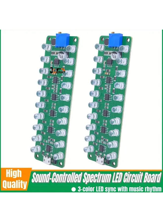 Music Sync RGB LED Module Board With Sensor Voice Control For DJ Robotics - Image 2