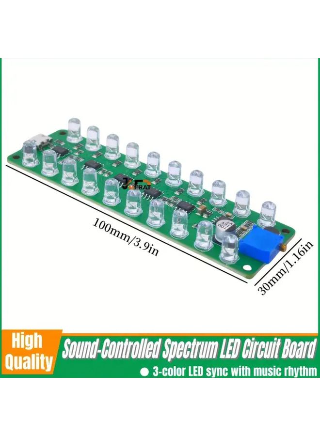 Music Sync RGB LED Module Board With Sensor Voice Control For DJ Robotics - Image 3