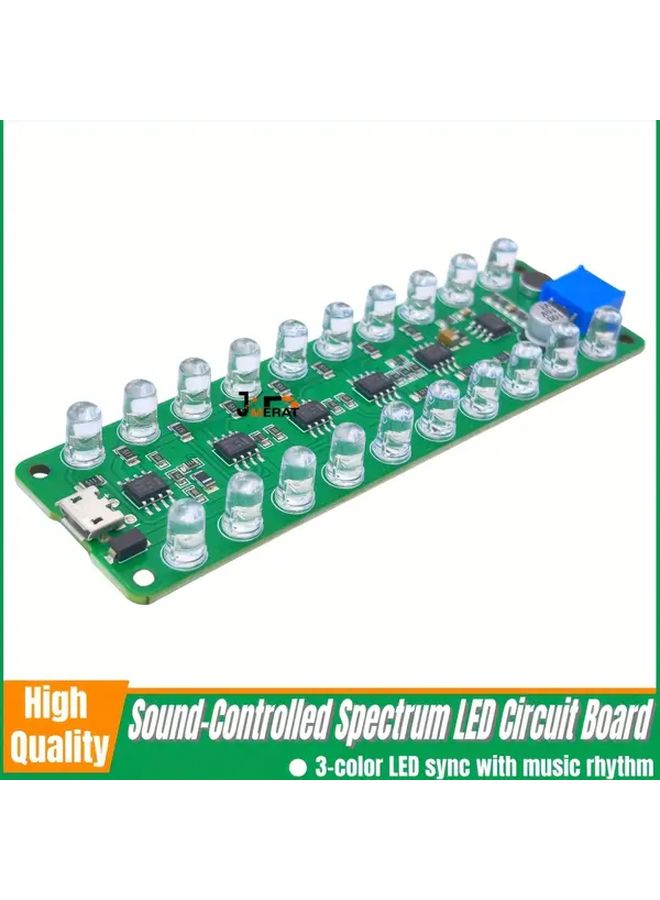 Music Sync RGB LED Module Board With Sensor Voice Control For DJ Robotics - Image 1