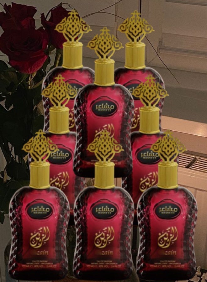 مشاعر 8 قطع عطر زين 100مل - Image 1