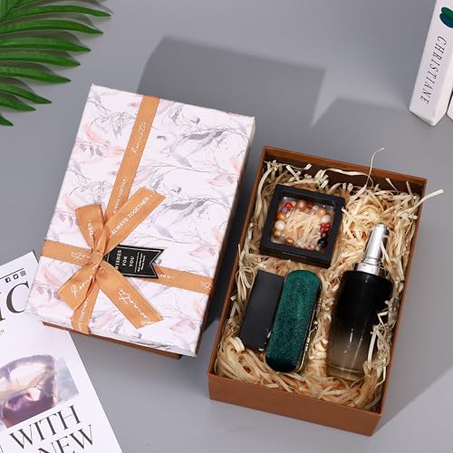 HOME ELEMENTS 3Pcs Decorative Premium Gift Boxes, Premium Storage Boxes with Bow, Gift Cards. Perfect hamper for special occasions like Birthday, Anniversary, Diwali and Christmas. - Image 2