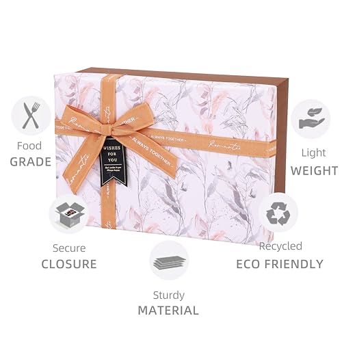 HOME ELEMENTS 3Pcs Decorative Premium Gift Boxes, Premium Storage Boxes with Bow, Gift Cards. Perfect hamper for special occasions like Birthday, Anniversary, Diwali and Christmas. - Image 5