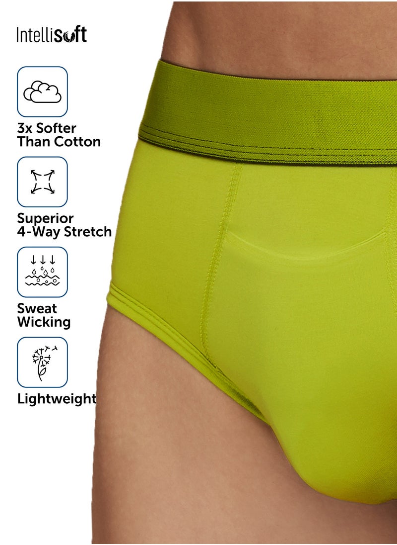 XYXX - Pack of 3 Dualist Intellisoft Micro Modal Color Blocked Colorblock Men Brief - Image 1