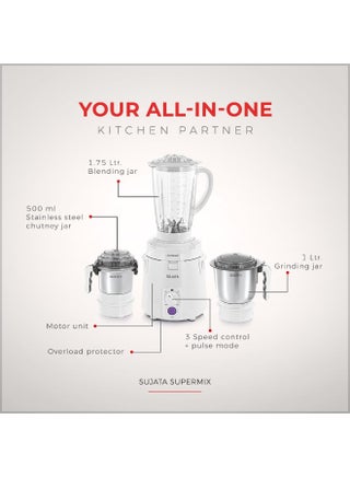 Sujata Dynamix Mixer Grinder – 900 W, 22.000 RPM, Produktbild-Vorschau 2