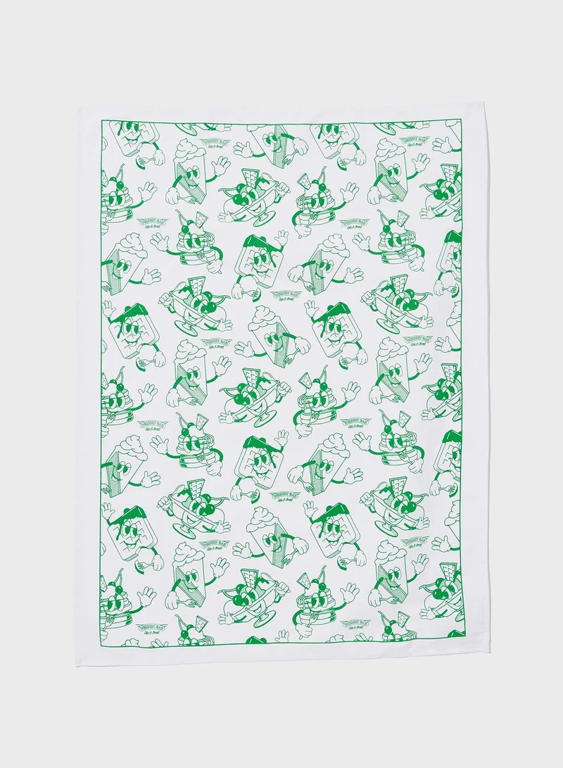 Typo Keep It Clean Tea Towel