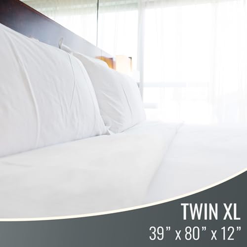 DMI Twin XL Zip Mattress Cover Waterproof and Washable Noiseless Cover for College Dorm Hospital Bed and Incontinence Durable Mattress Protector Twin Size XL for Pets Spills - Image 3