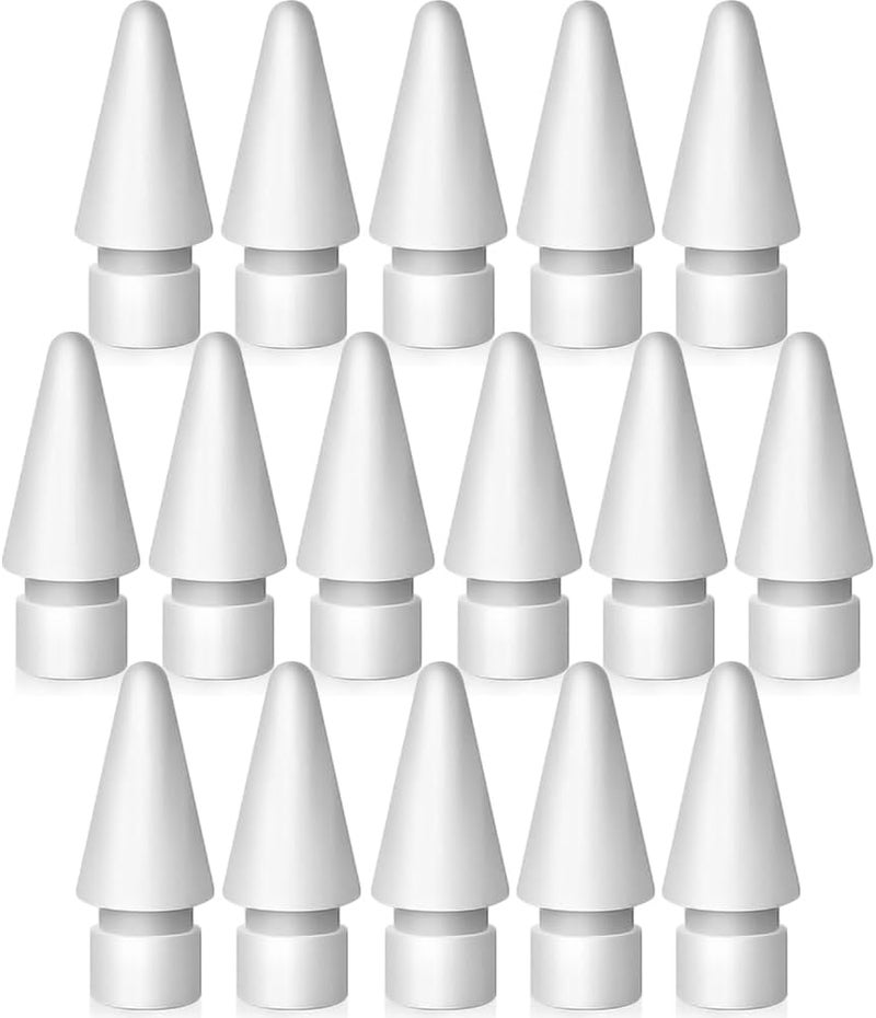 SIXFU Replacement Tips for Pencil 1st Generation/ 2nd Generation/Pro Tips, iPencil Nibs Accessories for Apple Pen 1/2 Gen(16 Pack) - Image 1