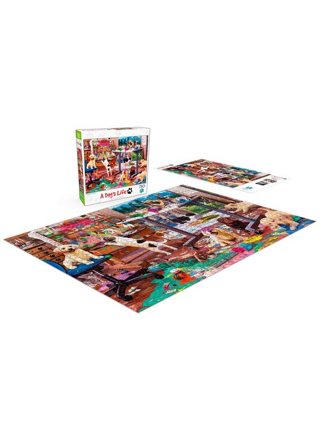 Buffalo Games Painting Puppies 750 Piece Jigsaw Puzzle - Image 5