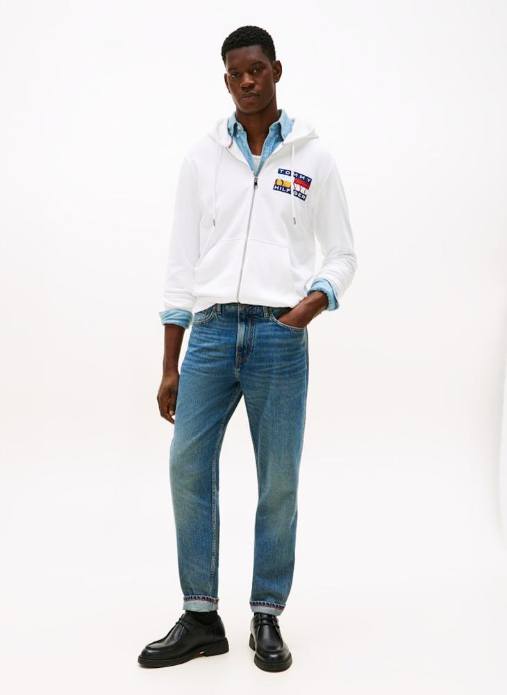TOMMY HILFIGER Graphic Zip Through Hoodie - Image 4