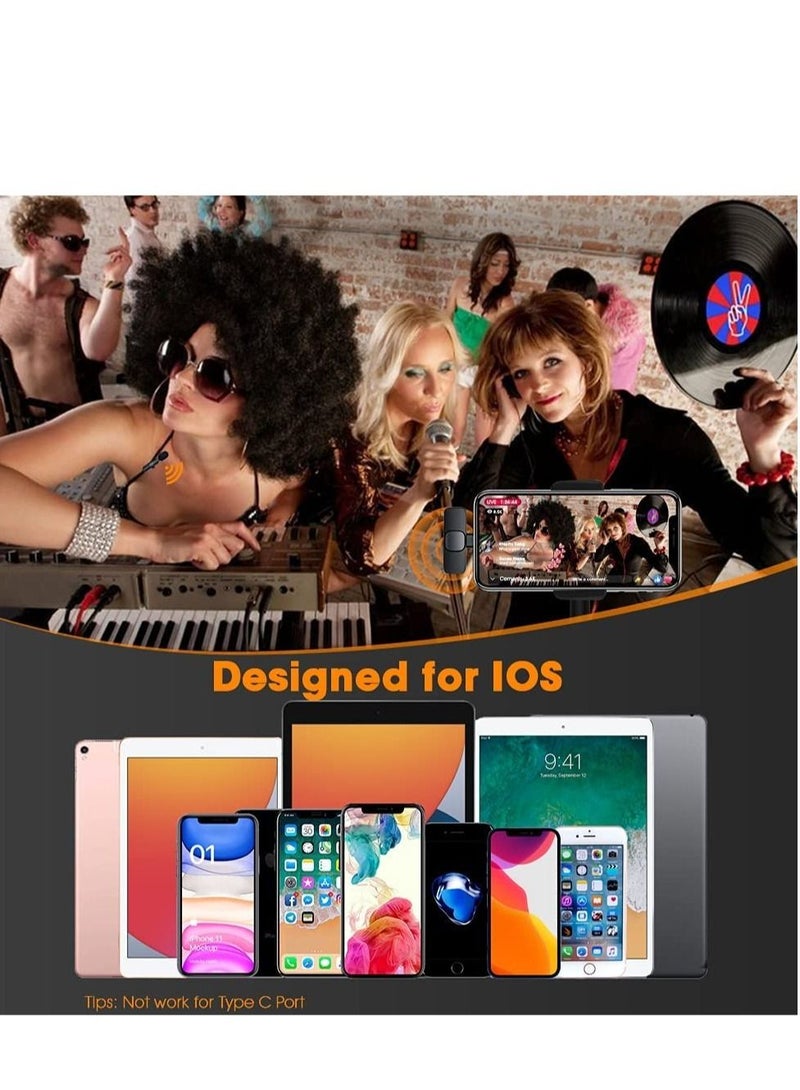 ELTRAZONE Wireless Lavalier Microphone for iPhone iPad Mini Mic for YouTube Facebook Live Stream TikTok Vlog Zoom Video Recording - Noise Reduction/No APP & Bluetooth Needed (Lightning) - Image 3