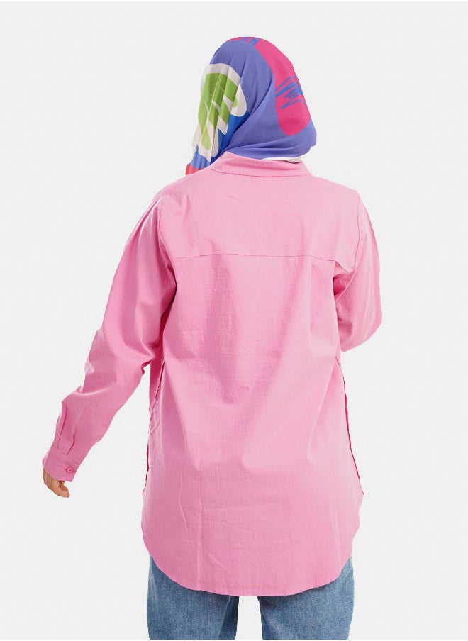 Clue Poplin Relaxed Fit Shirt  - Image 4