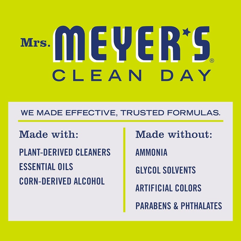 Mrs. Meyer's Clean Day Lemon Verbena Glass Cleaner - 24 Fl Oz for Indoor & Outdoor Use - Image 4