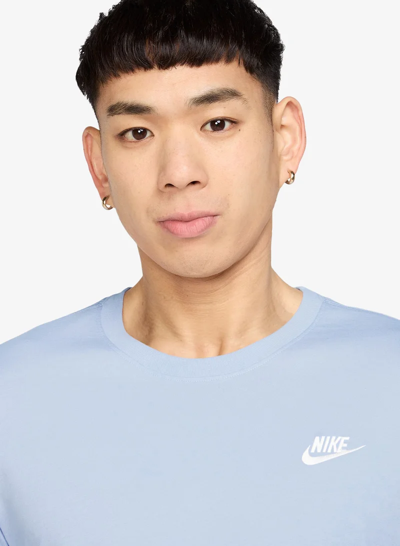 Nike HYDROGEN BLUE Nsw Club T-Shirt for Men | Best Price UAE