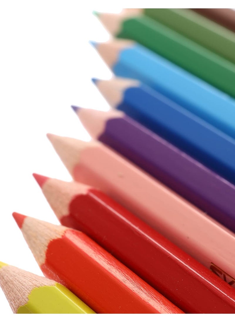 FABER-CASTELL FABER-CASTELL Wooden Colored Pencils, 12 Colors  - Image 2
