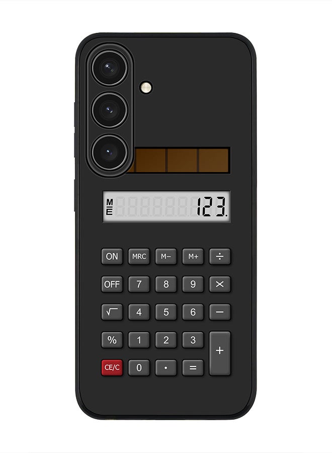 Stylizedd For Samsung Galaxy S25 5G Case,Slim fit Camera Protection, Shockproof Thin Phone cover  - Calc (Black) - Image 1