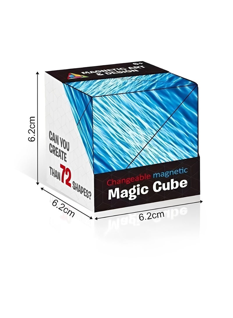 REOCLE Shape Shifting Box Shapeshifting Cube Magic Star Cube Magic 3D Puzzle Cube Transforms Into Over Multi Shapes for Kids and Adults - Image 2