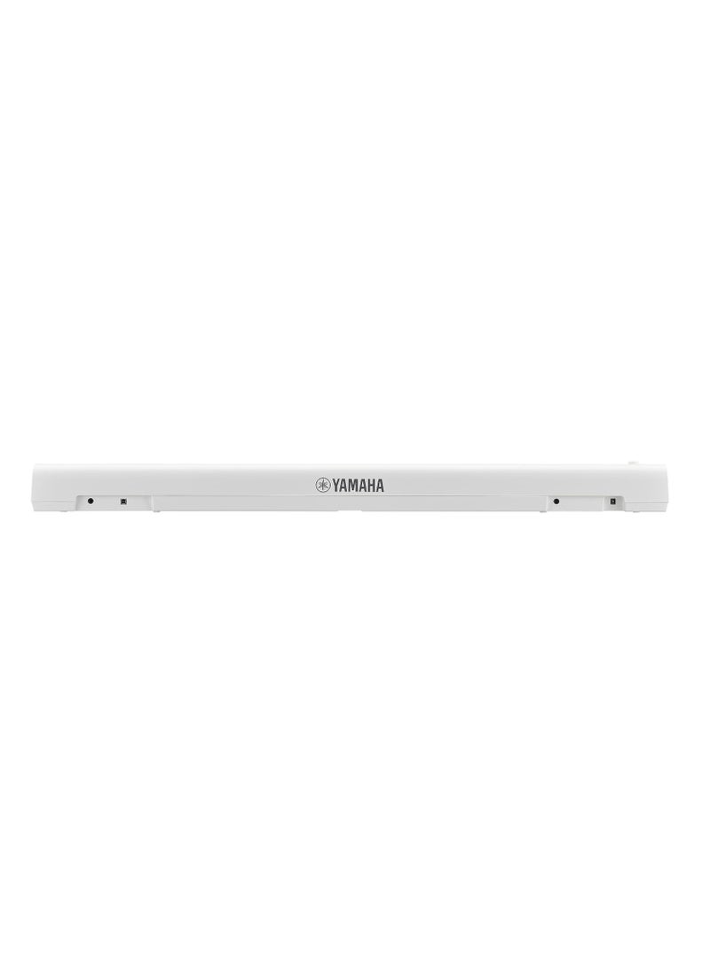 YAMAHA Yamaha 76-Key Piaggero Ultra-Portable Digital Piano, White NP35WH  - Image 4