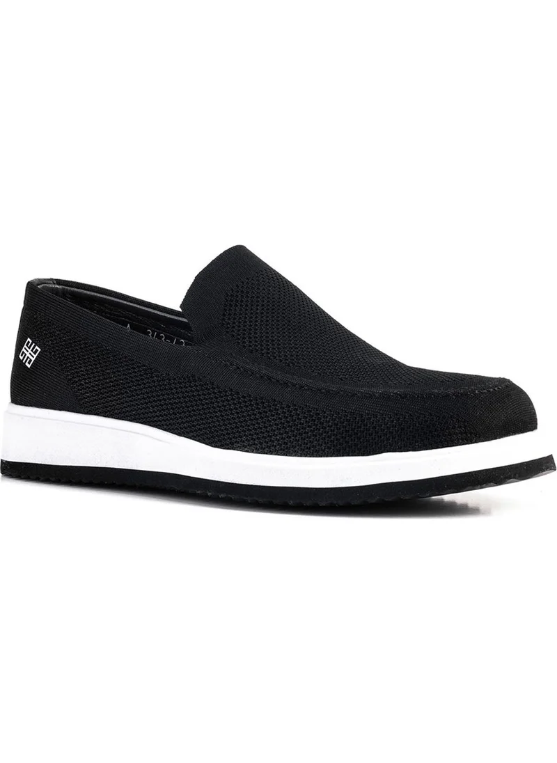 Cabani Knitwear Casual Men's Shoes CA-343 Black