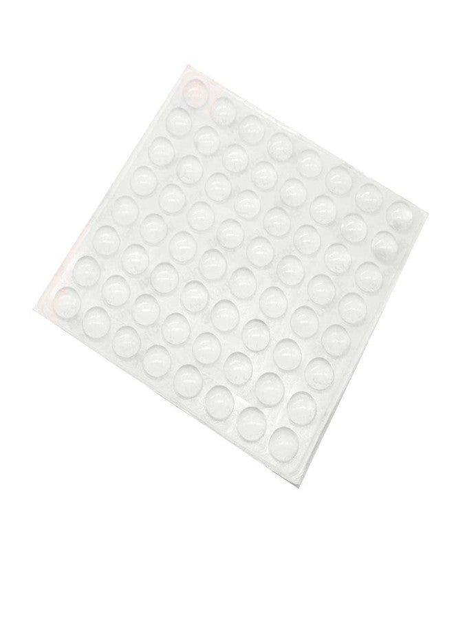 Hidak Round Adhesive Silicone Bumper Door Cabinet Drawer Safety Stopper Mute Buffer Door Protector for Home. (Transparent) (25) - Image 1