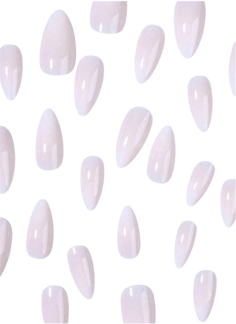 Shein French artificial nails in light/natural colors 24PCS  - Image 2