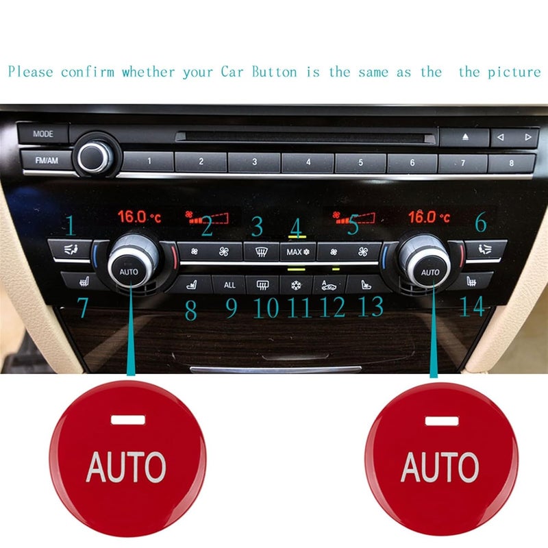 QASULER Car Air Condition Knob Replacement for BMW - Image 2