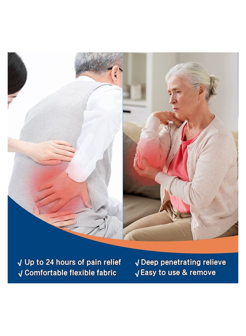 SYOSI Pain Relief Patches 60PCS, Herbal Arthritis Pain Patches, Heat Patches for Back Knee Neck Shoulder Pain, Warming Herbal Plaster for Joint Ache, Penetrating Heat Action, Targeted Pain Relief - Image 4